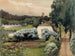 La casa de los intendentes en la mansión de Saari - Albert Edelfelt — vista de la obra