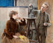 El escultor Ville Vallgren y su esposa - Albert Edelfelt — vista de la obra