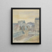 View of the artist's studio in Paris - Albert Edelfelt — framed artwork on a wall