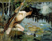 Joven hombre y una sirena (boceto) - Albert Edelfelt — vista de la obra