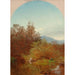 Paisaje lacustre con pescador - Albert Fitch Bellows — vista de la obra