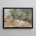Lac des cygnes, Craven Hill, Bayswater - Albert Fleetwood Varley — framed artwork on a wall