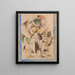 La Dame aux bêtes Portrait de Madame Raymond Duchamp-Villon - Albert Gleizes — framed artwork on a wall