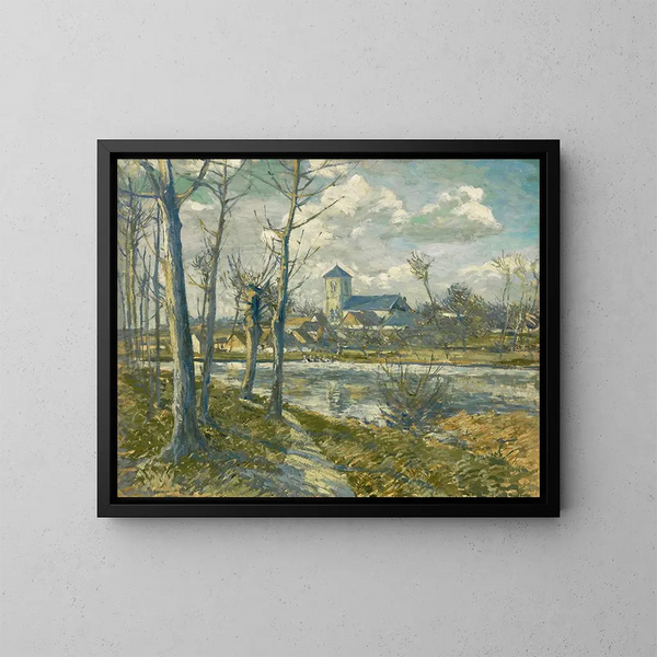 Paisaje de Picardía - Albert Gleizes — cuadro enmarcado en la pared