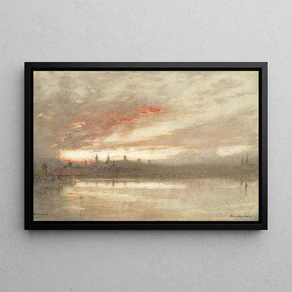 Albert Goodwin - A view over Lake Lucerne.webp