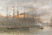Les docks de Bristol - Albert Goodwin — artwork view