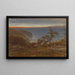 Clovelly - Albert Goodwin — cuadro enmarcado en la pared
