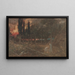 Night faithful until death - Albert Goodwin — framed artwork on a wall