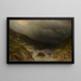 Tempestad en el valle de Sefinen cerca de Lauterbrunnen - Albert Gos — cuadro enmarcado en la pared