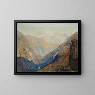 Albert Gos - View of the valley of Zermatt.webp