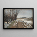 Paisaje de Invierno en Utterslev cerca de Copenhague - Albert Gottschalk — cuadro enmarcado en la pared