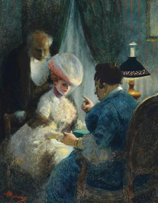 Albert Guillaume - A visit to the fortune teller.webp