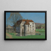 Vista del castillo de Reichenstein cerca de Inzlingen - Albert Hermann Daur — cuadro enmarcado en la pared