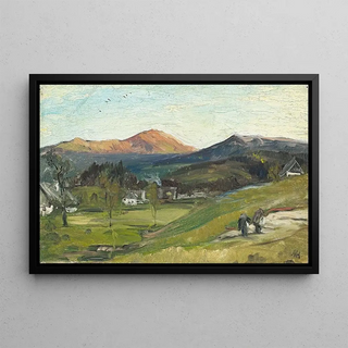 Albert Hertel - Blick ber Krummhbel auf die Schneekoppe.webp