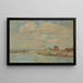 Entrada del puerto - Albert Lebourg — cuadro enmarcado en la pared