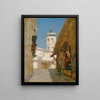 Albert Lebourg - La Rue Des Blondeurs  Alger.webp