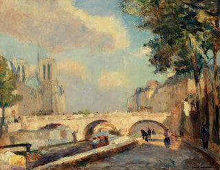 Albert Lebourg - Le pont SaintMichel et NotreDame vus du quai des GrandsAugustins.webp