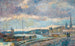 El puerto de Rouen - Albert Lebourg — vista de la obra