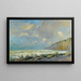 Sea rising Veulettes - Albert Lebourg — framed artwork on a wall