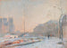 Notre-Dame bajo la nieve - Albert Lebourg — vista de la obra