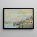 Péniches à quai à Paris - Albert Lebourg — framed artwork on a wall
