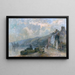 Rainy Weather Painting - Albert Lebourg — framed artwork on a wall