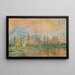 View of the Seine - Albert Lebourg — framed artwork on a wall