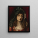 El sombrero verde - Albert Lynch — cuadro enmarcado en la pared