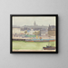Boulogne-sur-Mer, el puerto y la ciudad - Albert Marquet — cuadro enmarcado en la pared
