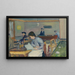 Village Café - Albert Marquet — framed artwork on a wall