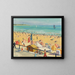 La Playa de Les Sables d'Olonne - Albert Marquet — cuadro enmarcado en la pared