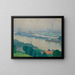 La Seine à Croisset près de Rouen - Albert Marquet — framed artwork on a wall