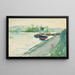 La Seine cerca de Saint-Cloud - Albert Marquet — cuadro enmarcado en la pared