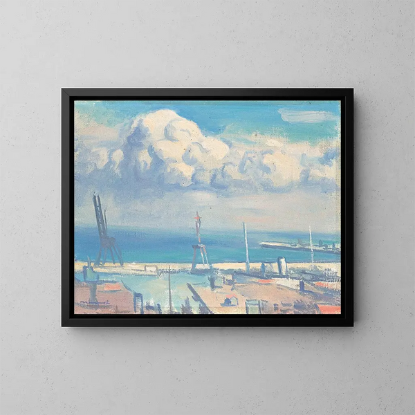 The Algerian Cloud - Albert Marquet — framed artwork on a wall