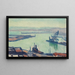 The Port of the Agha - Albert Marquet — framed artwork on a wall