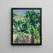 El jardín florido - Albert Marquet — cuadro enmarcado en la pared