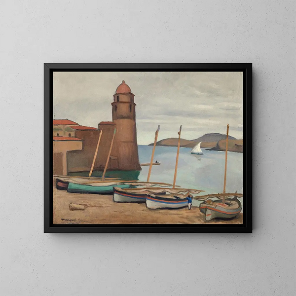 Le phare de Collioure - Albert Marquet — framed artwork on a wall