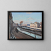 El muelle de los Grandes-Augustines - Albert Marquet — cuadro enmarcado en la pared