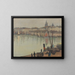 Port of La Rochelle - Albert Marquet — framed artwork on a wall