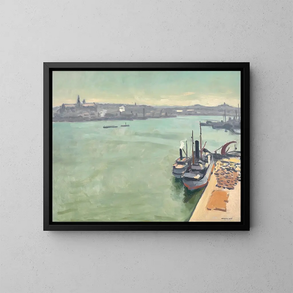 Sol de Estocolmo - Albert Marquet — cuadro enmarcado en la pared