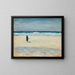 Joven chica en la playa - Albert Marquet — cuadro enmarcado en la pared