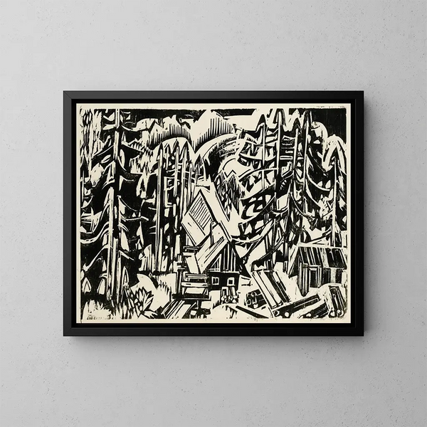 Sgemhle - Albert Müller — cuadro enmarcado en la pared