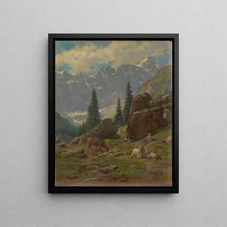 Albert Mller - The BrunniValley at Unterschchen in the Canton of Uri.webp