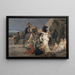The departure of Hector - Albert Pierre-René Maignan — framed artwork on a wall