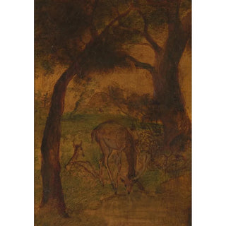 Albert Pinkham Ryder - A Stag Drinking.webp