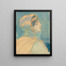 Mujer del Este - Albert Prentice Button — cuadro enmarcado en la pared
