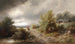 Tormenta inminente - Albert Rieger — vista de la obra