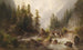 Ruisseau de montaña - Albert Rieger — vista de la obra