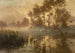 Amanecer en la niebla - Albert Rigolot — vista de la obra