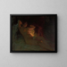 Nude Painting - Albert Ritzberger — framed artwork on a wall